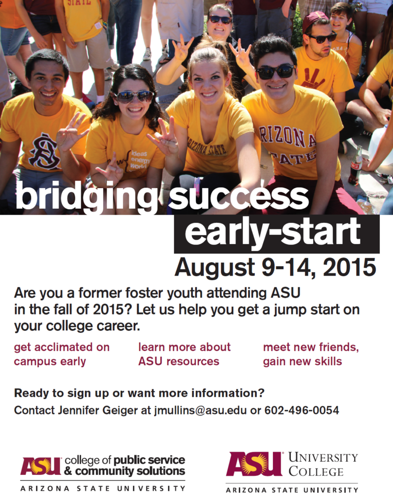 Bridging Success Early-Start Flier 2015